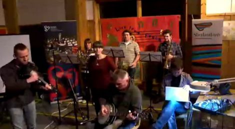 A screenshot of the Outer Isles project performance on Foula.