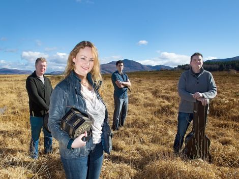 Niamh Ní Charra and her band from the wilds of Eire