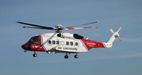 One of the new Bristow S-92s on a training flight. Photo Bristow
