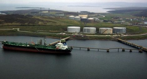 Production at Sullom Voe has been halved by the Cormorant Alpha shutdown. Photo Wood Group