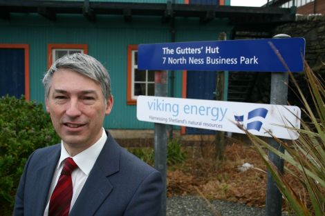 VE chairman Alan Bryce: 'Investors cannot take the project to completion ...' - Photo: Viking Energy