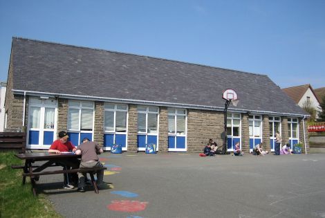Olnafirth primary school.