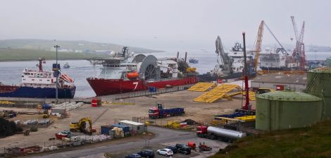 More lucrative decommissioning work is heading Lerwick Harbour's way. Photo: Mark Fullerton