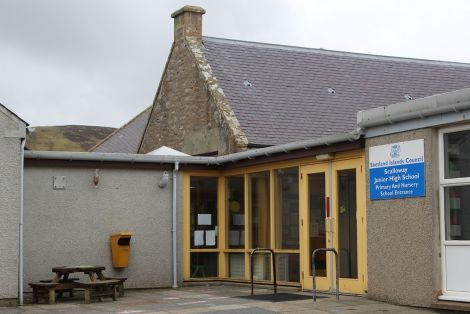 Scalloway's primary school is about to be given a new lease of life as the village's new health centre. Photo Shetnews