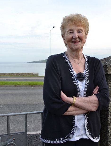 Ann Moore, who has spent over 40 years raising money for Cancer Research, will open this year's relay. Photo: Neil Riddell/Shetnews