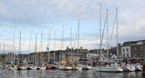 Yachts in Lerwick Harbour last June. Another busy season is expected this summer. Photo: Ian Leask