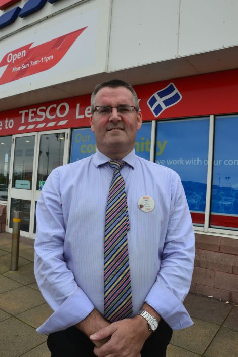 Tesco's new Lerwick store manager Neil Connell, a company man since the age of 16. Photo: Shetnews