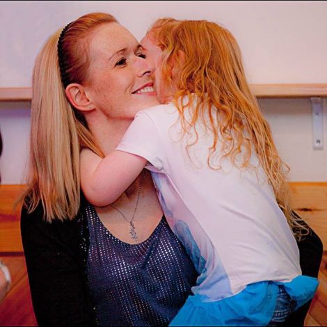 The late Anna Smith pictured with her four year old daughter Ava.