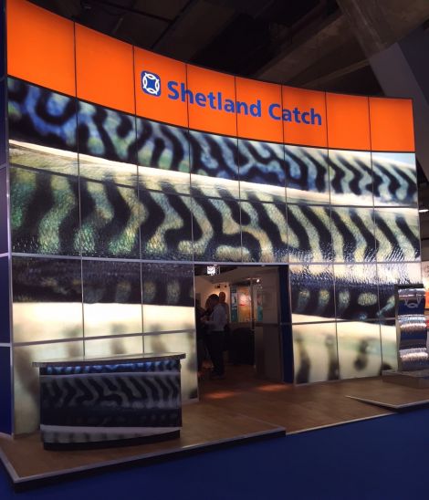 Shetland Catch stand at the 2015 Seafood Expo in Brussels - all photos: Shetland Catch