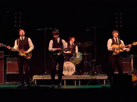 Fab Four tribute act Them Beatles at Mareel on Friday night. Photo: Chris Brown
