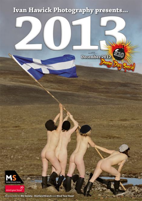 The fame of Ivan Hawick's charity calendars has spread as far as Norway.