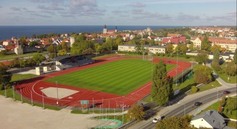 The sports arena at Gutvallen in Visby, the proposed venue for athletics events and football matches during next year’s games. Photo: Gotland 2017 organising committee.