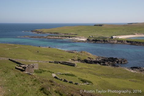 Noss in June - not a cloud in the sky - Photo: Austin Taylor