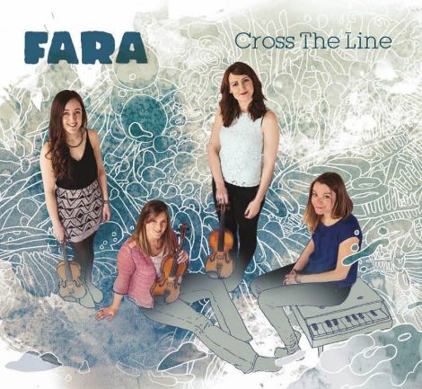 The artwork for Oracdian quartet Fara's debut album 'Cross the Line'. They play Mareel on Thursday night as part of the launch tour.