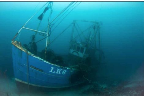 Lerwick-registered boat Diamond sank off West Burrafirth in March 2014.