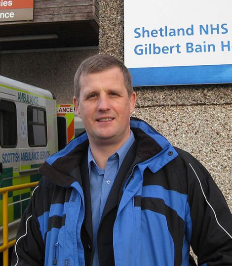 NHS Shetland chief executive Ralph Roberts.