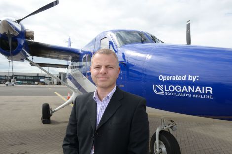 Loganair managing director Jonathan Hinkles will be in the islands to explain the airline's post-Flybe future.