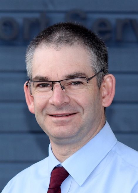 NHS Shetland's director of community health and social care Simon Bokor-Ingram.