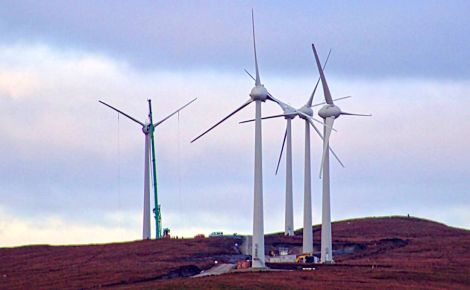 Cullivoe's small-scale windfarm was recently officially opened, but larger renewables projects can only happen if a subsea interconnector cable is laid to the UK mainland.