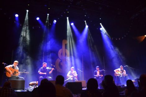 Imar rounding off a great Friday night of music at Mareel. Photo: Shetland News