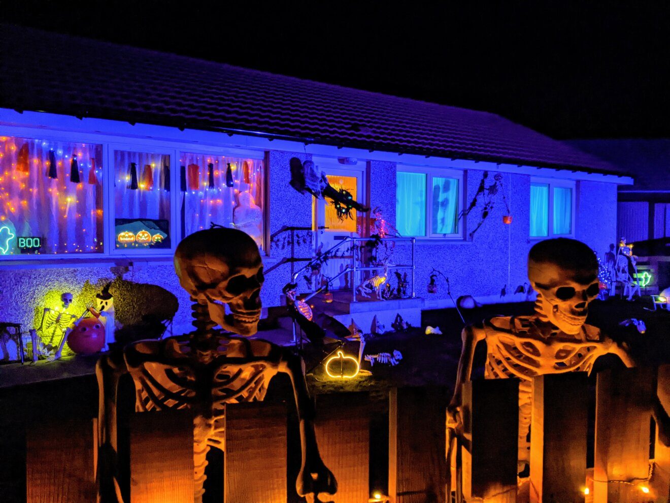 Halloween house raises hundreds for charity