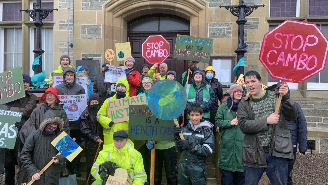 Local protesters call for more urgent action on climate change